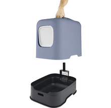 Toaleta pro kočky rotho BIALA modrá-thumb-1
