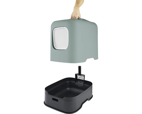 Kočičí toaleta s lopatkou a víkem