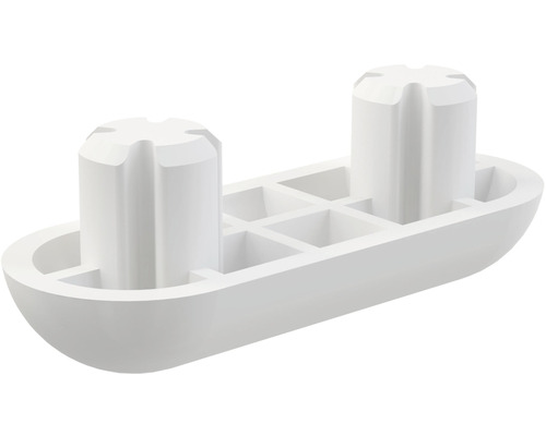 Plastový kluzák na nábytek se dvěma kolíky