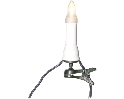 Vánoční svíčka na stromek s klipem pro upevnění