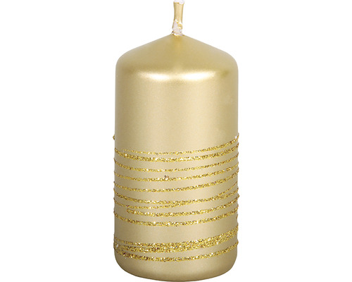 Svíčka s ozdobnými pruhy