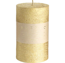 Rustikální válcová svíčka z vosku