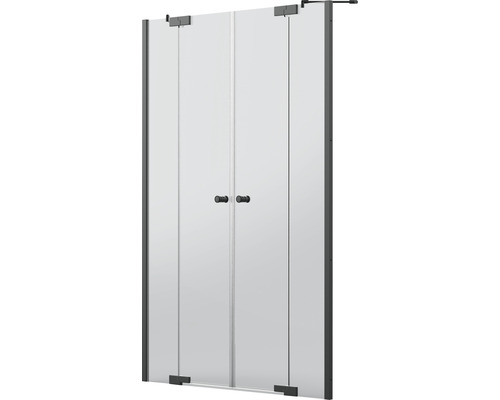 Sprchový kout se dvěma skleněnými dveřmi a madly