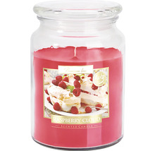 Malinová vonná svíčka ve skle