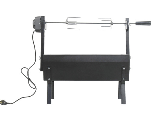 Gril s elektrickým otočným rožněm pro venkovní použití