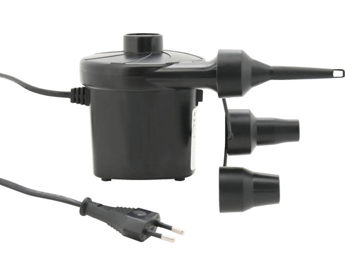 Elektrická vzduchová pumpa s různými tryskami a síťovou zástrčkou