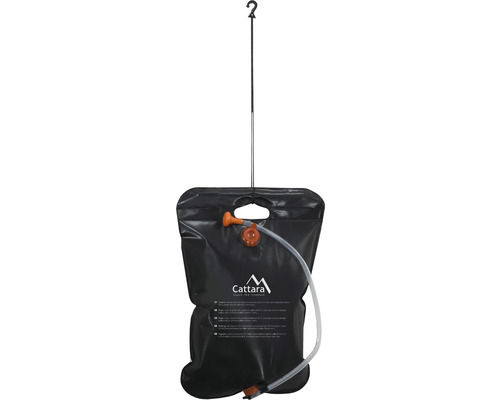 Přenosná solární sprcha s hadicí a sprchovou hlavicí