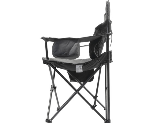 Kempingová židle s opěradlem a držákem nápojů