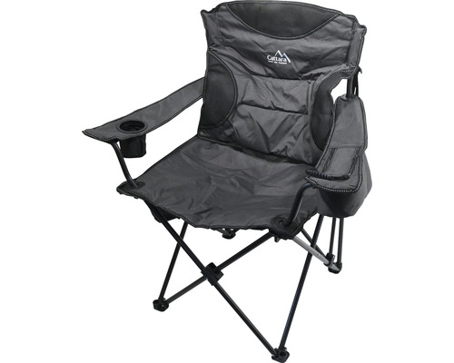 Kempingová židle s držákem nápojů a logem Cattara