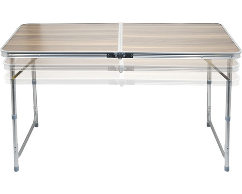 Skládací stůl s nastavitelnými nohami