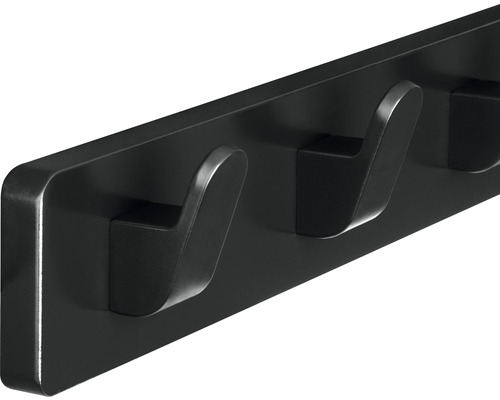 Nástěnná věšáková lišta se třemi háčky