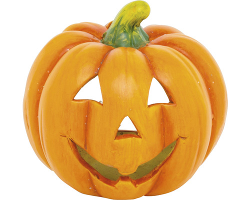 Halloweenská dýně s vyřezávaným obličejem