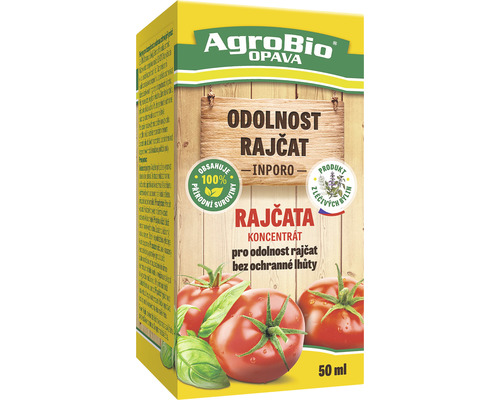 Rajčata koncentrát Podpora růstu pro rajčata Kouzlo Přírody 50 ml AgroBio Opava koncentrát pro odolnost rajčat, 50 ml