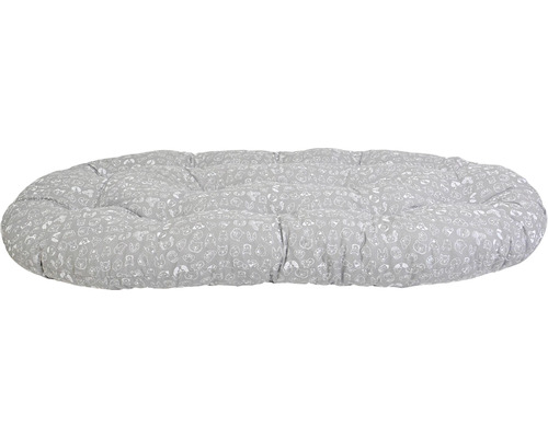 Oválná psí postel se zvířecím vzorem