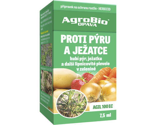 Agil 100 EC proti pýru plazivému a ježatce AgroBio 7,5 ml AgroBio Opava Herbicid pro péči o rostliny proti pýru a ježatce, 7,5 ml