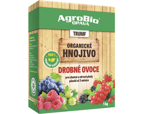 AgroBio Opava organické hnojivo pro drobné ovoce, 1 kilogram