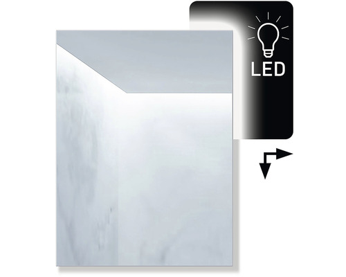 LED zrcadlo do koupelny s osvětlením Ambiente 60 x 80 cm 410-821