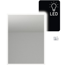 Čtvercové zrcadlo s LED osvětlením
