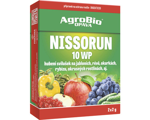 Nissorun 10 WP 2x2 g k hubení svilušky ovocné a chmelové