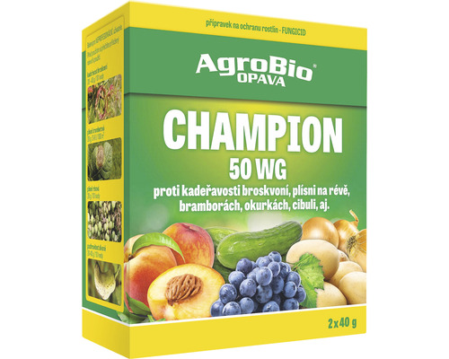 AgroBio Opava Champion 50 WG balení fungicidu pro ochranu rostlin proti plísňovým infekcím