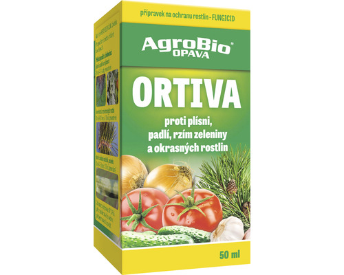 Přípravek k ochraně zeleniny a okrasných rostlin proti houbovým chorobám ORTIVA 50 ml Přípravek k ochraně zeleniny a okrasných rostlin proti houbovým chorobám ORTIVA 50 ml