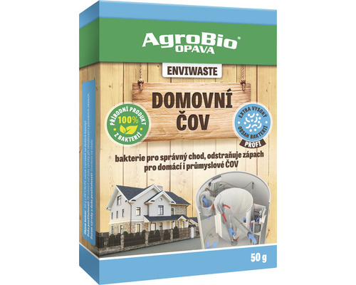 AgroBio Opava Enwiwaste Domovní ČOV bakterie pro septiky, 50 g balení