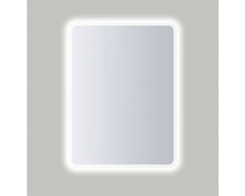 LED zrcadlo do koupelny s osvětlením Moonlight Rounded 60 x 80 cm 411-453