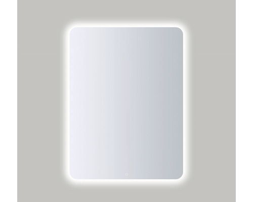 LED zrcadlo do koupelny s osvětlením Ambiente Rounded 60 x 80 cm 411-446