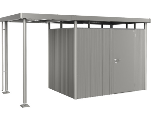 Přístřešek pro zahradní domek Biohort HighLine 2 vel. S 150 x 195 cm šedý křemen metalický