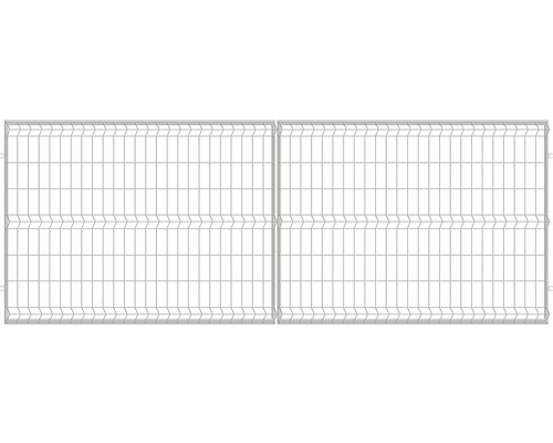 Brána POLBRAM 3D 400 x 150 cm dvoukřídlá pozink