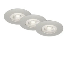 Tři LED vestavné spoty pro stropní osvětlení