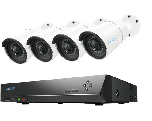 Bezpečnostní kamerový set Reolink RLK8-410B4-2T-5MP(AI) 4x RLC-410 (5MP) + NVR videorekordér 2TB HDD