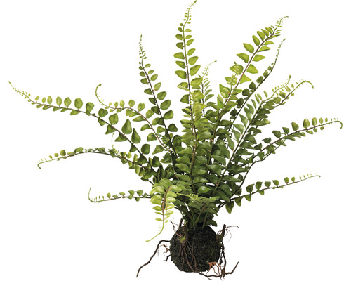 Umělá rostlina kapradina s balem 43 cm zelená