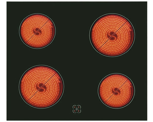 Sklokeramická varná deska se čtyřmi varnými zónami