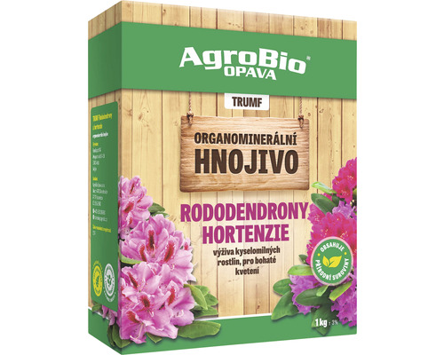 Hnojivo pro hortenzie a rododendrony organominerální Trumf 1 kg