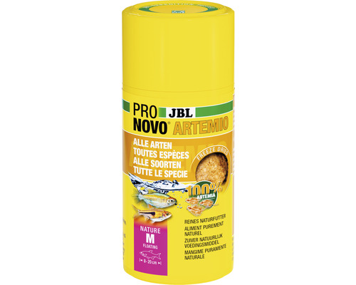 Žábronožky JBL PRONOVO ARTEMIO 100 ml Krmivo pro ryby JBL Pro Novo Artemio v dóze