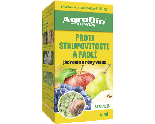 Balení fungicidu AgroBio Opava pro ochranu jádrovin a révy vinné