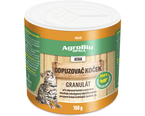 AgroBio Opava Atak Granulát odpuzující kočky, 150 gramů