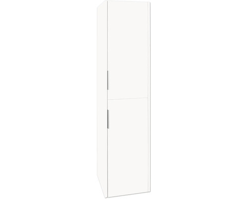 Koupelnová skříňka vysoká Somero bílá vysoce lesklá 35 x 160 x 35 cm