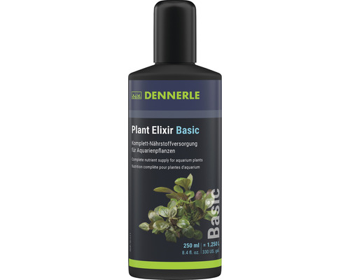 Hnojivo pro akvarijní rostliny tekuté Dennerle Plant Elixir Basic 250 ml