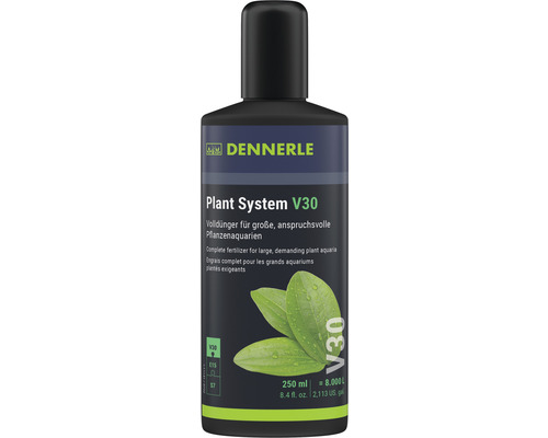 Hnojivo pro akvarijní rostliny tekuté Dennerle Plant System V30, 250 ml