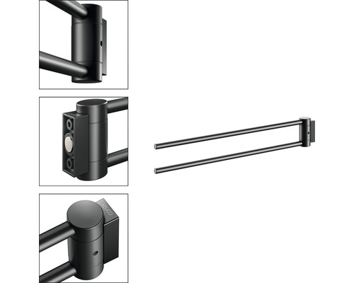 Držák na ručníky Keuco se dvěma rameny