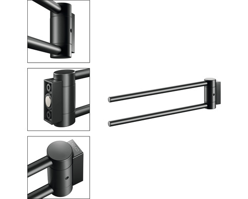 Keuco nástěnný držák na ručníky se dvěma rameny