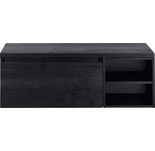 Botník se zásuvkou a otevřenou přihrádkou