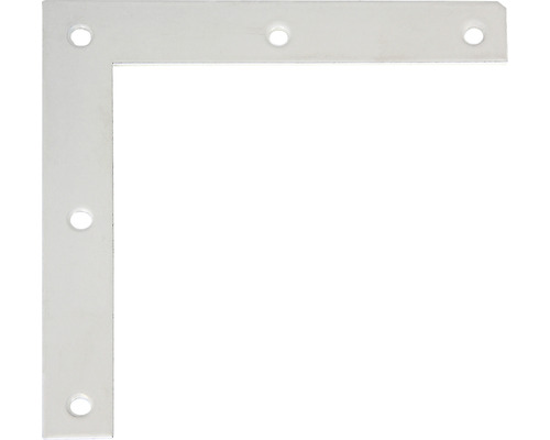 Nábytkový úhelník 100x100x15 mm bílý plastový potah