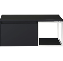 Závěsná skříňka pod umyvadlo s jednou zásuvkou a otevřenou přihrádkou