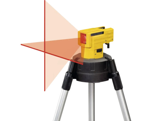 Křížový liniový laser na stativu pro přesné vyrovnání