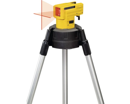 Křížový liniový laser na stativu pro přesné vyrovnání