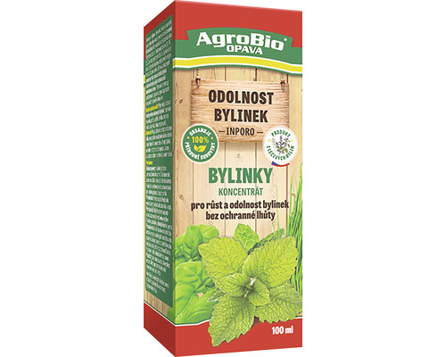 Balení koncentrátu bylinek AgroBio Opava
