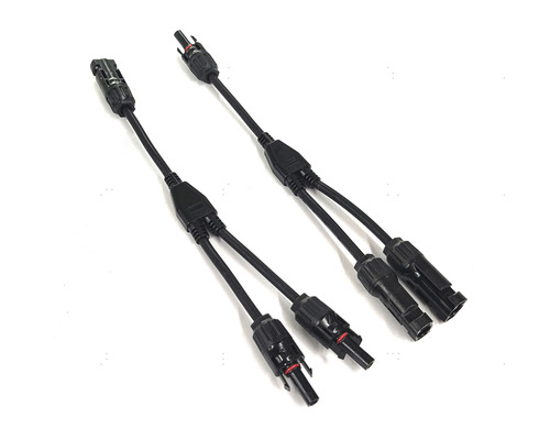 Dva solární kabelové Y konektory